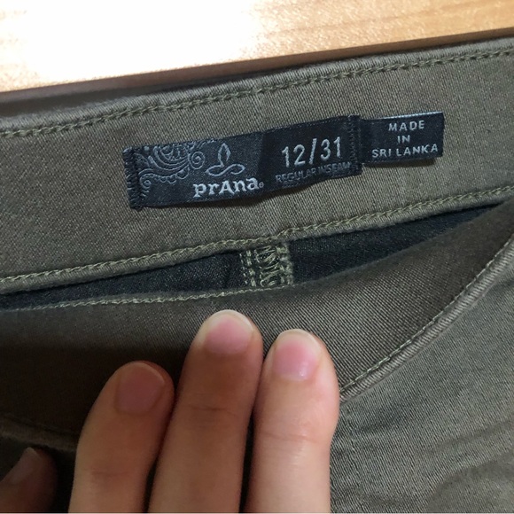 PRANA Jordy Jeggings Size 12/31 I’m Slate Green - Picture 5 of 5